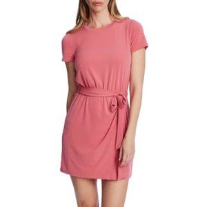 NWT 1. State Short Sleeve Tie Waist Mini Dress
